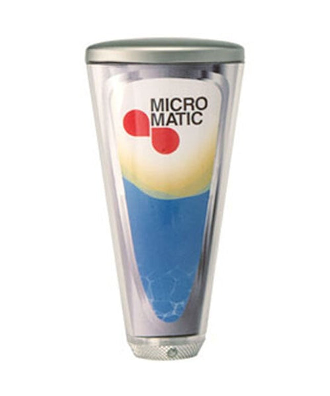 Tay vòi bia nhựa trong Micro Matic C100-4-M 10 cm nắp kim loại
