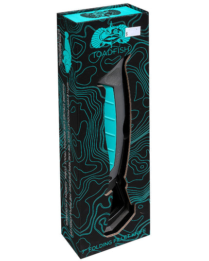 Dao Phi Lê Gấp Toadfish TFFOLDFILETKN-17.8 cm Lưỡi Titanium 17.8 cm