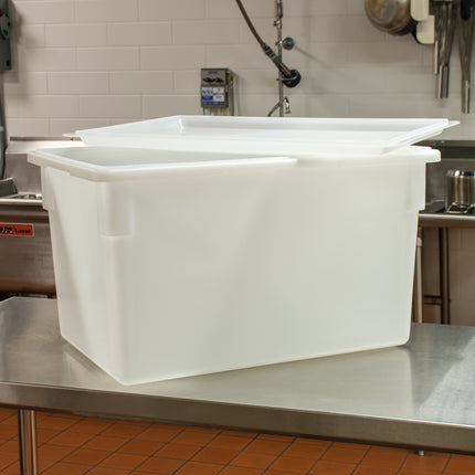 Nắp phẳng nhựa cho hộp đựng thực phẩm Cambro 1826CP148 66 x 46 cm màu trắng