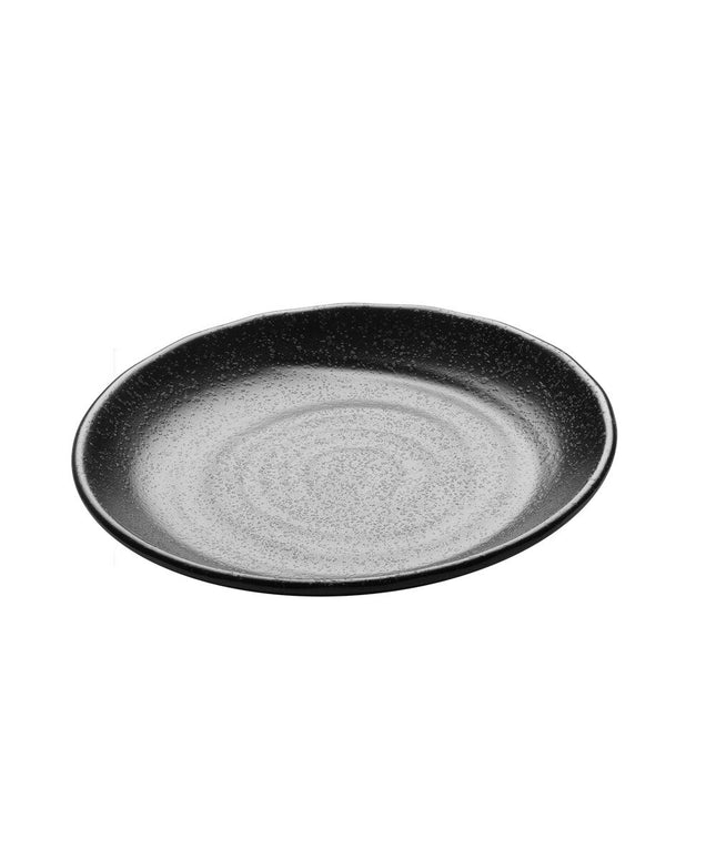 Đĩa tròn melamine Elite Global Solutions JW7011 Zen đen 28,3 cm - Thùng 6 cái