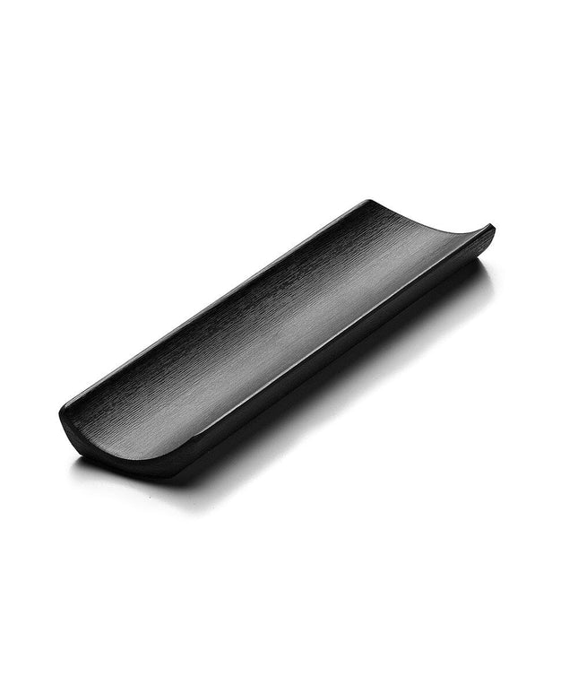 Đĩa đựng khăn melamine Elite Global Solutions JWTR07 Zen 17 x 4,4 cm màu đen - Thùng 6 cái