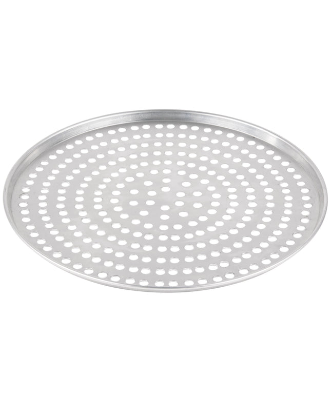 Khay pizza nhôm côn xếp chồng đục lỗ dày American Metalcraft SPA2016 41 x 1,3 cm trọng lượng tiêu chuẩn