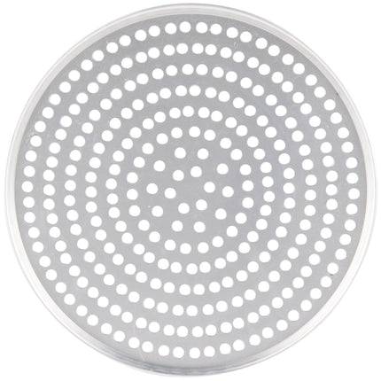 Khay pizza nhôm côn xếp chồng đục lỗ dày American Metalcraft SPA2016 41 x 1,3 cm trọng lượng tiêu chuẩn