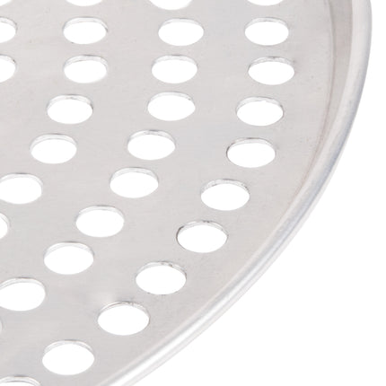 Khay pizza nhôm côn xếp chồng đục lỗ dày American Metalcraft SPA2016 41 x 1,3 cm trọng lượng tiêu chuẩn