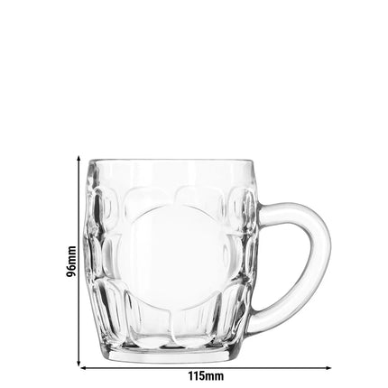 (6 pcs) Beer mug - GGM Gastro BEER SPECIALS - 290 ml - Clear