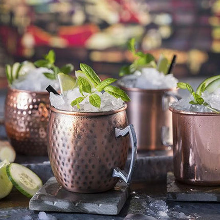 (6 pcs) Coffee Mug GGM Gastro MOSCOW MULE - 450ml - Antique Copper