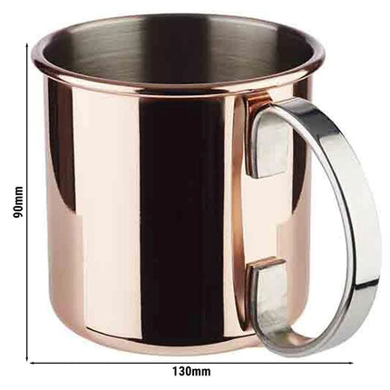 (6 pcs) Coffee Mug GGM Gastro MOSCOW MULE - 450ml - Copper