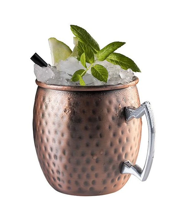 (6 pcs) Coffee Mug GGM Gastro MOSCOW MULE - 500ml - Copper - with Handle