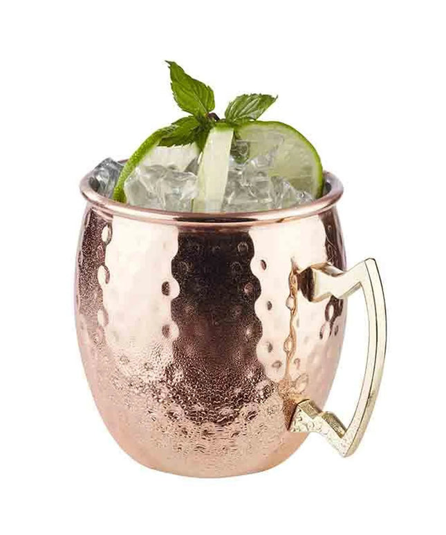 (6 pcs) Coffee Mug GGM Gastro MOSCOW MULE - 500ml - Copper - with Handle