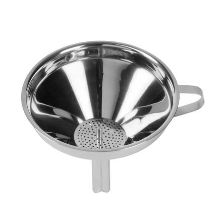 (6 pcs.) FUCHS | DELFIN® waste funnel with sieve - Ø127mm - stainless steel