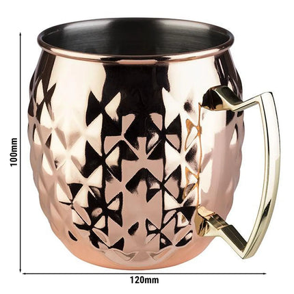(6 pcs) GGM Gastro Moscow Mule Mug - 500ml - Copper - with Handle