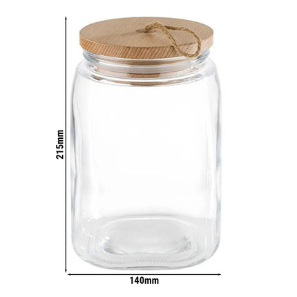 (6 pcs) Glassware - GGM Gastro WOODY - 2,50 l