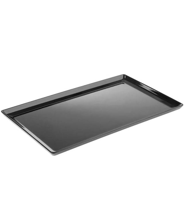 (6 pcs) GN 1/1 Gastronorm Tray - GGM Gastro FLOAT - Melamine - 530x325mm - Height: 30mm - Black