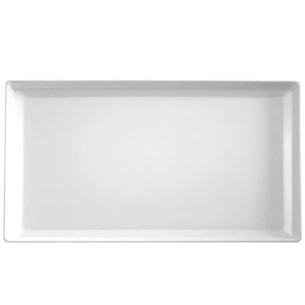 (6 pcs) GN 1/1 Gastronorm Tray - GGM Gastro FLOAT - Melamine - 530x325mm - Height: 30mm - White