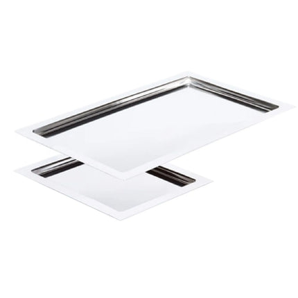 (6 pcs) GN 1/1 Gastronorm Tray - GGM Gastro FRAMES - Stainless Steel - 530x325mm - Height: 20mm