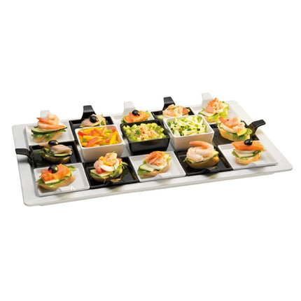 (6 pcs) GN 1/1 Gastronorm Tray - GGM Gastro FRAMES - Stainless Steel - 530x325mm - Height: 20mm