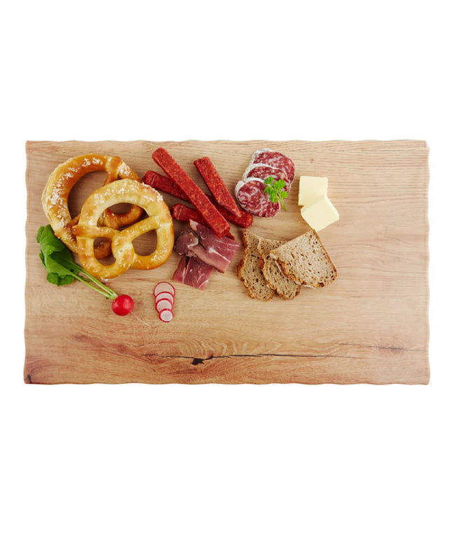 (6 pcs) GN 1/1 Gastronorm Tray - GGM Gastro OAK LIGHT - Melamine - 530x325mm - Height: 15mm - Brown