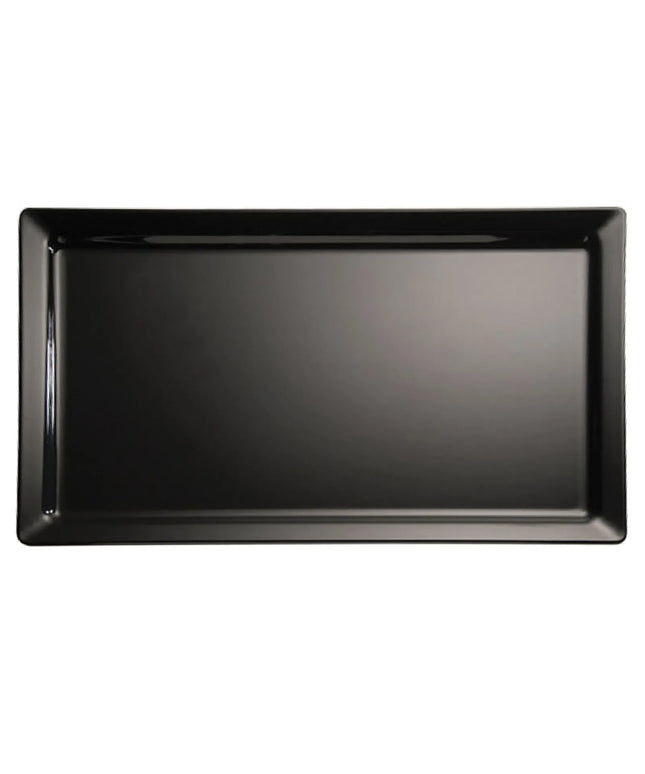 (6 pcs) GN 1/1 Gastronorm Tray - GGM Gastro PURE - Melamine - 530x325mm - Height: 30mm - Black