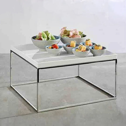 (6 pcs) GN 1/2 Gastronorm Tray - GGM Gastro ASIA PLUS - Melamine - 325x265mm - Height: 30mm - White