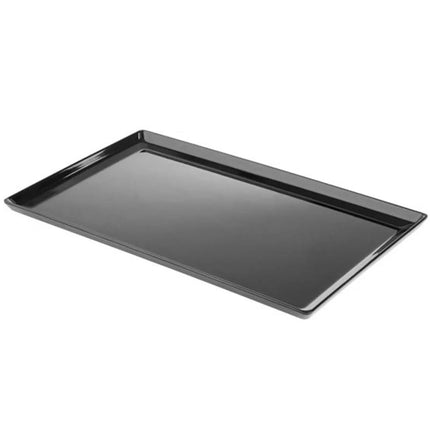 (6 pcs) GN 1/2 Gastronorm Tray - GGM Gastro FLOAT - Melamine - 325x265mm - Height: 30mm - Black