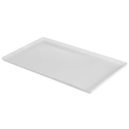 (6 pcs) GN 1/2 Gastronorm Tray - GGM Gastro FLOAT - Melamine - 325x265mm - Height: 30mm - White