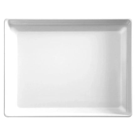 (6 pcs) GN 1/2 Gastronorm Tray - GGM Gastro FLOAT - Melamine - 325x265mm - Height: 30mm - White