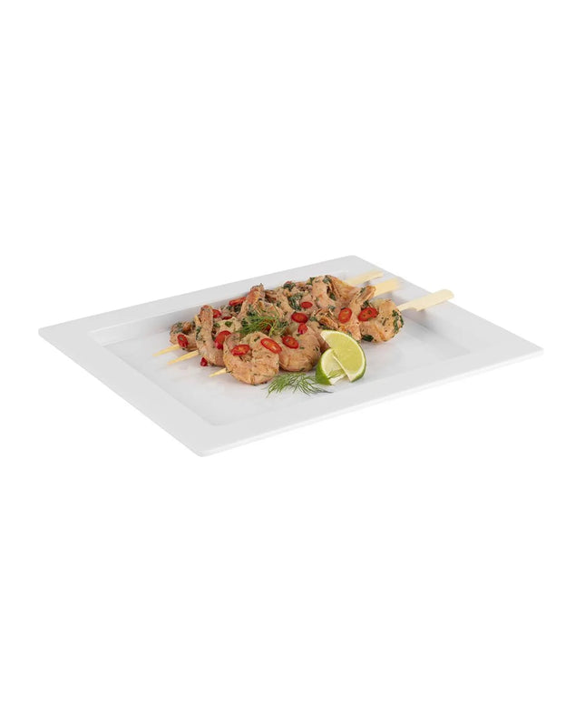 (6 pcs) GN 1/2 Gastronorm Tray - GGM Gastro FRAMES - Melamine - 325x265mm - Height: 20mm - White