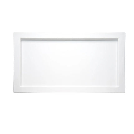 (6 pcs) GN 1/2 Gastronorm Tray - GGM Gastro FRAMES - Melamine - 325x265mm - Height: 20mm - White