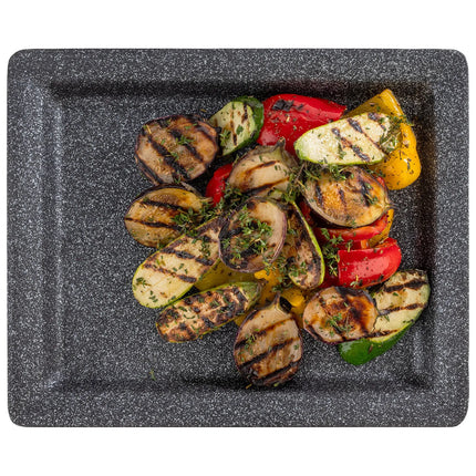 (6 pcs) GN 1/2 Gastronorm Tray - GGM Gastro FROSTFIRE - Aluminium - 325x265mm - Height: 30mm - Grey
