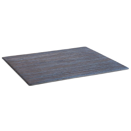 (6 pcs) GN 1/2 Gastronorm Tray - GGM Gastro LOOPS - Melamine - 325x265mm - Height: 15mm - Blue/Grey