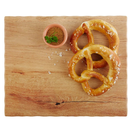 (6 pcs) GN 1/2 Gastronorm Tray - GGM Gastro OAK LIGHT - Melamine - 325x265mm - Height: 15mm - Brown
