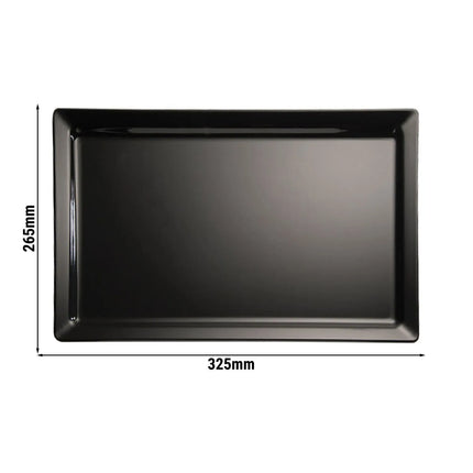 (6 pcs) GN 1/2 Gastronorm Tray - GGM Gastro PURE - Melamine - 325x265mm - Height: 30mm - White