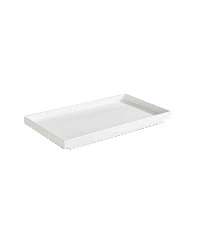 (6 pcs) GN 1/3 Gastronorm Tray - GGM Gastro ASIA PLUS - Melamine - 325x176mm - Height: 30mm - White