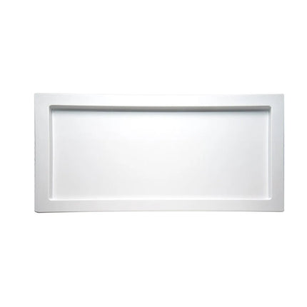 (6 pcs) GN 1/3 Gastronorm Tray - GGM Gastro FRAMES - Melamine - 325x176mm - Height: 20mm - White