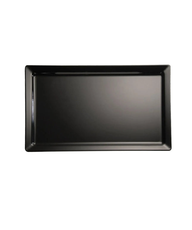 (6 pcs) GN 1/3 Gastronorm Tray - GGM Gastro PURE - Melamine - 325x176mm - Height: 30mm - Black