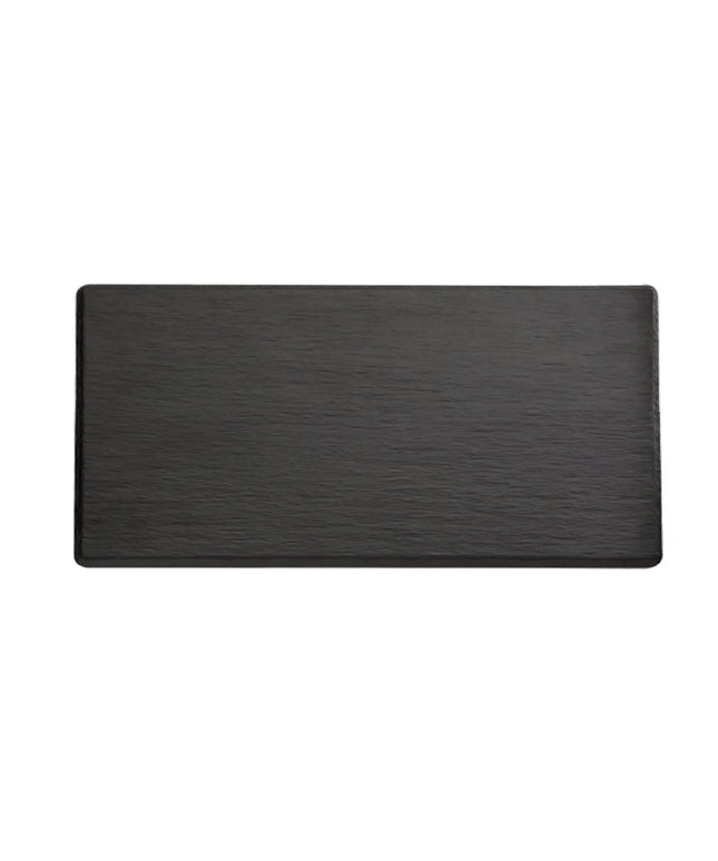 (6 pcs) GN 1/3 Gastronorm Tray - GGM Gastro SLATE - Melamine - 325x176mm - Height: 12mm - Black