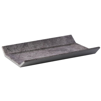 (6 pcs) GN 1/4 Gastronorm Tray - GGM Gastro ELEMENT - Melamine - 265x162mm - Height: 35mm - Grey