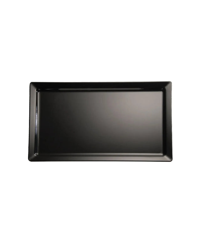 (6 pcs) GN 1/4 Gastronorm Tray - GGM Gastro PURE - Melamine - 265x162mm - Height: 30mm - Black