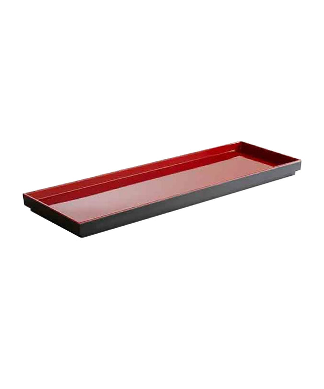 (6 pcs) GN 2/4 Gastronorm Tray - GGM Gastro ASIA PLUS - Melamine - 530x162mm - Height: 30mm - Black