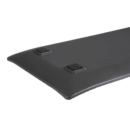 (6 pcs) GN 2/4 Gastronorm Tray - GGM Gastro DARK WAVE - Melamine - 530x162mm - Height: 20mm - Black