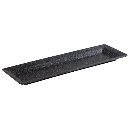 (6 pcs) GN 2/4 Gastronorm Tray - GGM Gastro FROSTFIRE - Aluminium - 530x162mm - Height: 30mm - Grey
