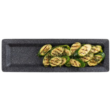 (6 pcs) GN 2/4 Gastronorm Tray - GGM Gastro FROSTFIRE - Aluminium - 530x162mm - Height: 30mm - Grey