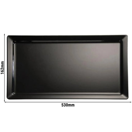 (6 pcs) GN 2/4 Gastronorm Tray - GGM Gastro PURE - Melamine - 530x162mm - Height: 30mm - White