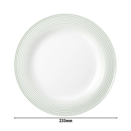 (6 pcs) SELTMANN WEIDEN | Blues Sage Side Plates – Flat – White Porcelain – Ovenproof