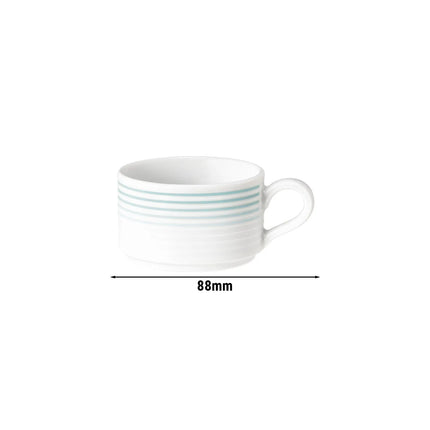 (6 pcs) SELTMANN WEIDEN | BLUES Series Espresso Cups – Porcelain, Arctic blue – 90 ml