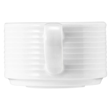 (6 pcs) SELTMANN WEIDEN | BLUES Series Espresso Cups – Porcelain, White – 90 ml