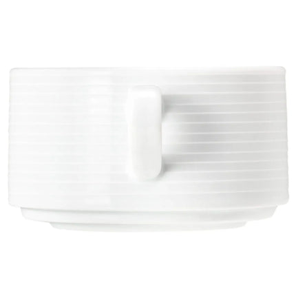 (6 pcs) SELTMANN WEIDEN | Blues Series Soup Cup Set – White Porcelain – 300 ml