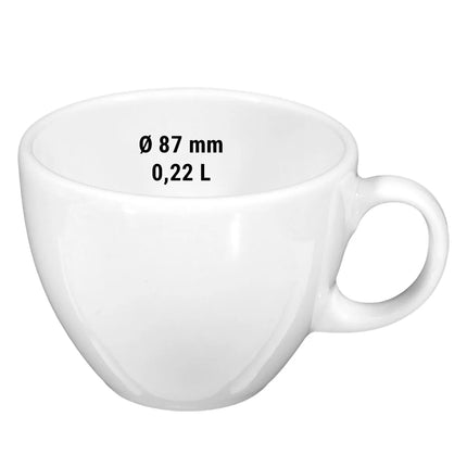 (6 pcs) SELTMANN WEIDEN | Cappuccino Cup Set – 220 ml – Microwave-safe
