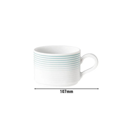 (6 pcs) SELTMANN WEIDEN | Coffee Cup Set – BLUES Series – Arctic Blue Porcelain – 180 ml