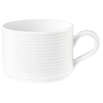 (6 pcs) SELTMANN WEIDEN | Coffee Cup Set – BLUES Series – White Porcelain – 180 ml